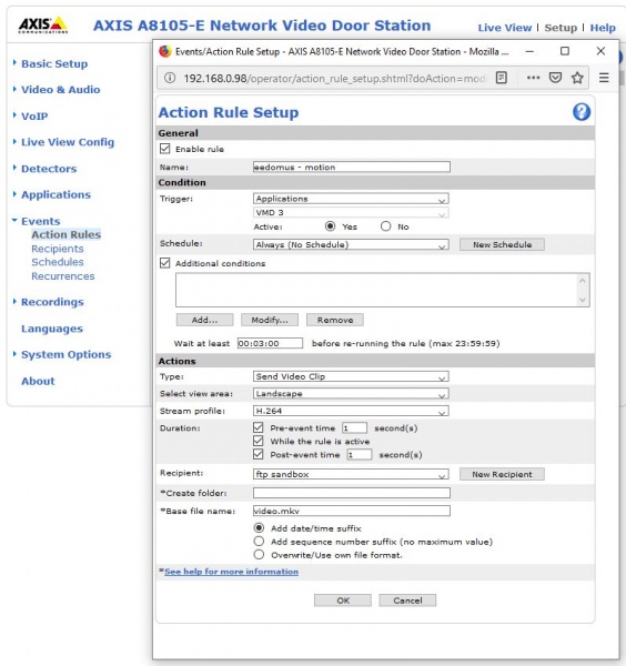 Fichier:Configuration Axis Envoi Clip Video.JPG